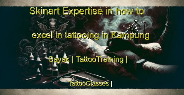 Skinart Expertise in how to excel in tattooing in Kampung Sayak | TattooTraining | TattooClasses | SkinartTraining-Malaysia